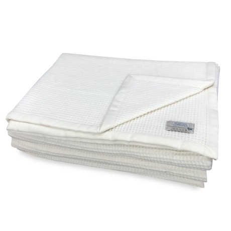 Coperta in Lana Kashmir e Merino – Estiva Leggera Nido Ape Matrimoniale 220×260 cm – Made in Italy